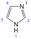 Skeletal formula with numbers