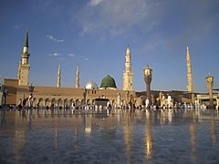 Al-Masjid an-Nabawi in the holy city of Medina.