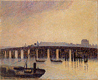 Old Chelsea Bridge, London 1871, Smith College Museum of Arts