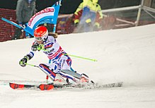 Petra Vlhová in Hammarbybacken World Cup 2018