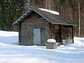 Sauna de humo en Enonkoski.