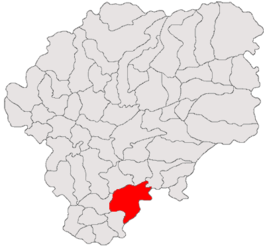 Location in Bistrița-Năsăud County