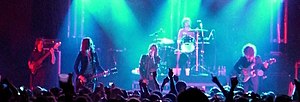 The Strokes performing in 2006