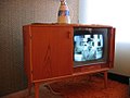 Image 22The 1950s was the beginning period of rapid television ownership. In their infancy, television screens existed in many forms, including round. (from 1950s)