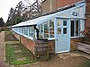 Darwin's lean-to greenhouse greenhouse at Down House, Downe, where he conducted many experiments