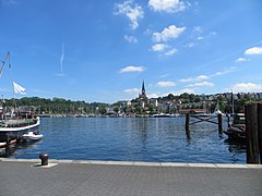 Another view of Jürgensby and the harbour of Flensburg.