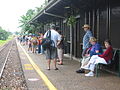 Freshwater Station with Approaching Train