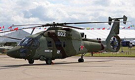 Второй лётный прототип Ка-60 на авиасалоне МАКС-2009.