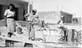 Yiftach Brigade carrying out construction work at Misgav Am (1948)