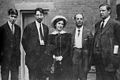 Image 20Strike leaders at the Paterson silk strike of 1913. From left, Patrick Quinlan, Carlo Tresca, Elizabeth Gurley Flynn, Adolph Lessig, and Bill Haywood.