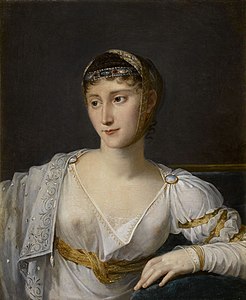 Robert Lefèvre. Retrato de Paulina Bonaparte (estudio). 1806.