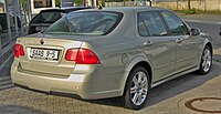 Second facelift Saab 9-5 Aero sedan (Europe)