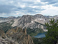 Smoke over Redfish Lake