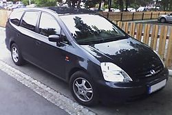 A Honda Stream minivan