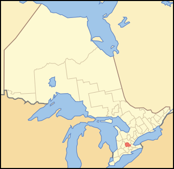 File:Map of Ontario WATERLOO.svg