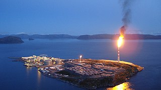 Evening view of the island