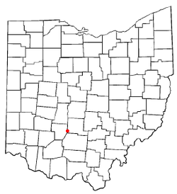 Location of New Holland, Ohio