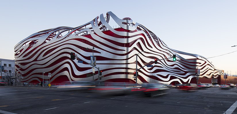 The Petersen Automotive Museum in Los Angeles. Show another