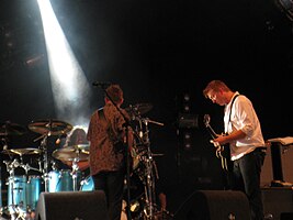 Performing at Lowlands festival 2009