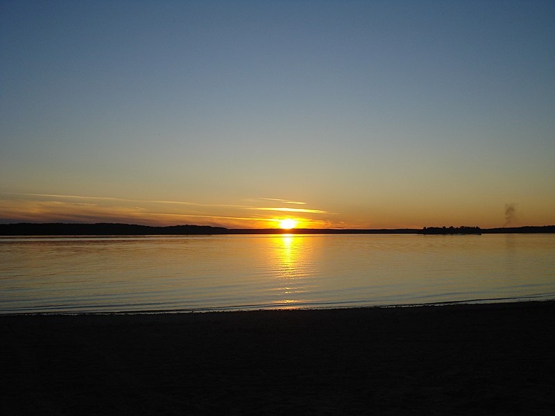 File:Thunder Lake 2007 Sunset.jpg