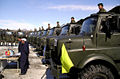 ANA's 4 1/2 ton trucks, which were provided by India