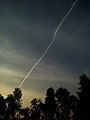 A Contrail over North-West Punjab.