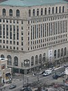 Aerial view of the Hyde Park-Kenwood National Bank Building from the east