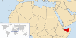 Location of Somaliland