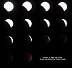 Eclipse observed from Halton Hills, Ontario. From 01:47 to 03:15 UTC, each image is roughly taken 5min apart.