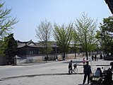 A secondary road in Kaesong