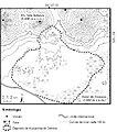 Outline of the debris avalanche