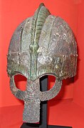 Colour photograph of the Vendel 12 helmet