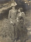 Photograph of Adrian Stephen with his wife Karin Costelloe in 1914, the year they were married