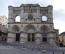 Catedral de Cuenca, de estilos gótico, barroco, neogótico