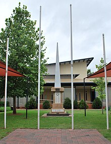 War Memorial in front of the Cultural Centre Complex