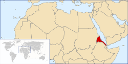 Location of Eritrea