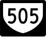 Highway 505 marker