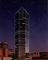 Bank of America Plaza at night