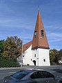 Iglesia del Redentor (Erlöserkirche) en Núremberg-Leyh (Baviera)