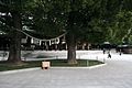 Meiji Shrine's courtyard