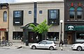 Prairie Lights Bookstore, Iowa City, facade designed to resemble a human face.