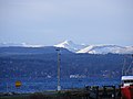 This subrange, not named on official maps, lies east of the San Juan River on southern Vancouver Island and forms the horizon in this west-facing view looking across Patricia Bay from North Saanich.