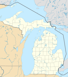 USA Michigan location map.svg