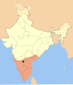 Map of the Vijayanagara Empire (Peak)