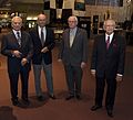 Apollo 11 crew members gathered at the National Air and Space Museum in Washington, July 19, 2009.