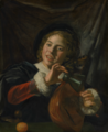 Boy with a Lute (Frans Hals, c.1625): a young musician "calling for a refill".[19]