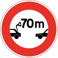 320 Minimum distance between vehicles