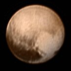 Pluto seen by New Horizons on 7 July 2015