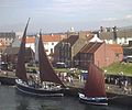 Reaper at Dunbar harbour