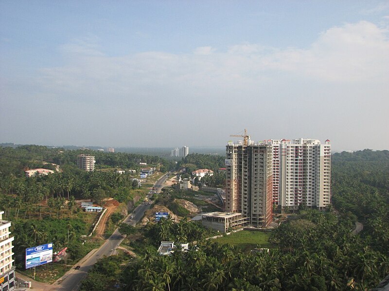 Файл:Thiruvananthapuram Skyline at Kazhakoottam.jpg